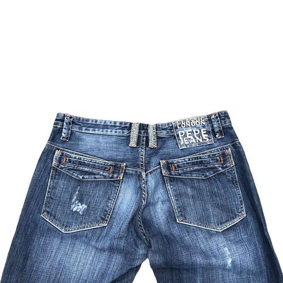 Pepe London Jeans Size 34 Blue - Picture 2 of 10